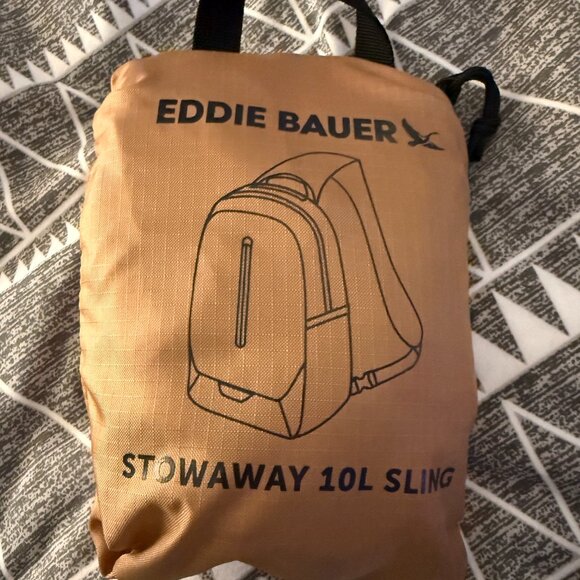 Eddie Bauer Other - Eddie Bauer Stowaway 10L Packable Sling Bag Coyote Tan